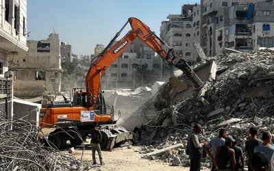 Jelang Musim Dingin, Palang Merah Peringatkan Risiko Bangunan Runtuh di Gaza
