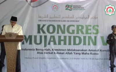 Kalimat Sambutan Ketua Lajnah Tanfidziyah Majelis Mujahidin Pada Pembukaan Kongres Mujahidin Ke VI