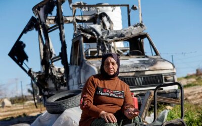 Relawan Internasional Jadi Sasaran: Pemukim 'Israel' Serang Desa Qusra dan Bakar Rumah di Jalud