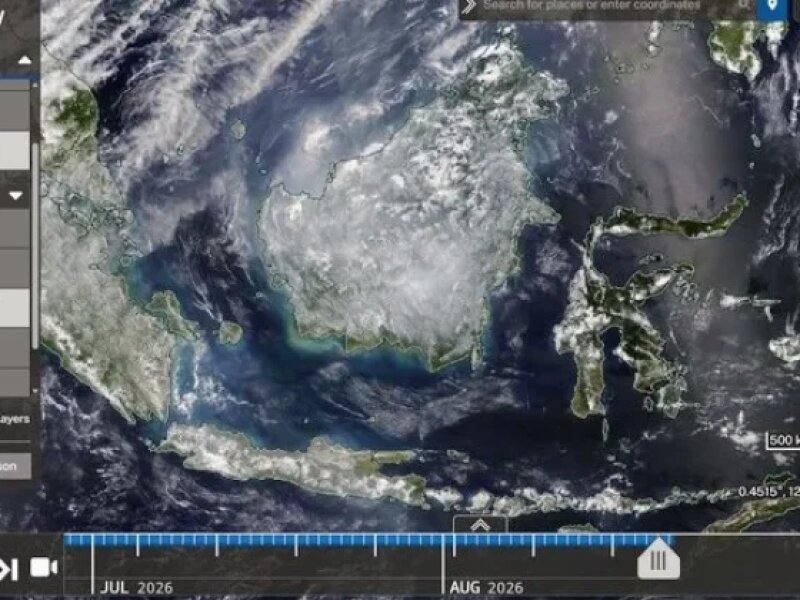 Citra Satelit NOAA-20 Ungkap Kondisi Kalimantan di Tengah Ancaman Karhutla