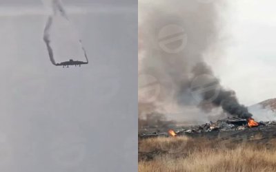 Pesawat Kargo Militer Turki Jatuh di Perbatasan Azerbaijan