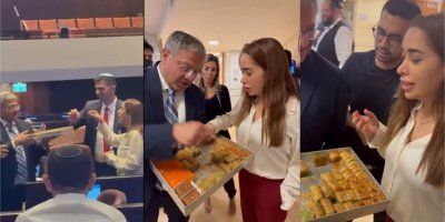 Hukuman Mati Bagi Tahanan Palestina Disetujui, Ben-Gvir Bagi-bagi Permen di Parlemen