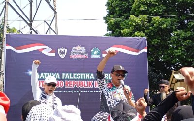 UBN Pimpin Ribuan Massa di Bogor, Serukan Dukungan untuk Palestina Lewat Indonesia Peace Convoy