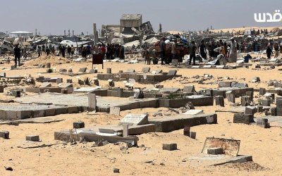 Kementerian Gaza: ‘Israel’ Gali Kuburan dan Curi Jenazah dari Pemakaman Khan Yunis