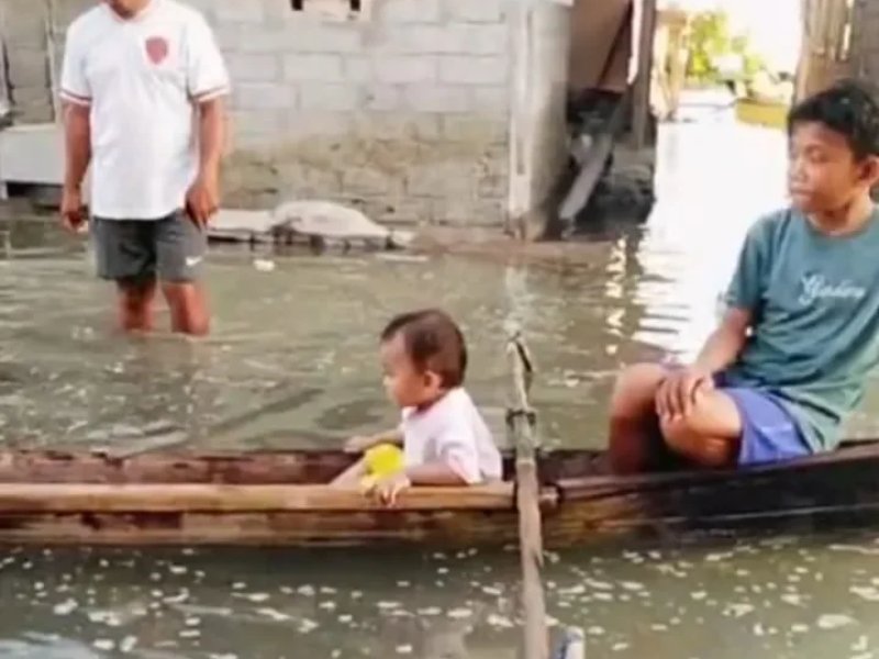 Tiga Desa di Parigi Moutong Terendam Banjir Rob, Tanggul Pantai Jebol Digerus Abrasi