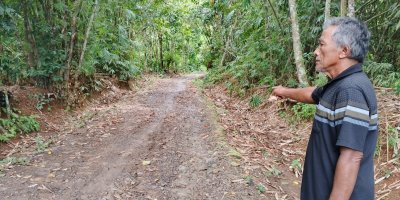 Dana Desa Rp 1 Miliar Dibawa Kabur Bendahara, Warga Petir Serang Gagal Nikmati Jalan Baru