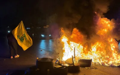 Pendukung Hizbullah Turun ke Jalan untuk Memprotes Kesepakatan dengan "Israel"