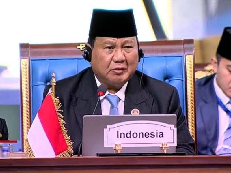 Prabowo Ajak Negara D-8 Dorong Perekonomian Demi Dukung Palestina