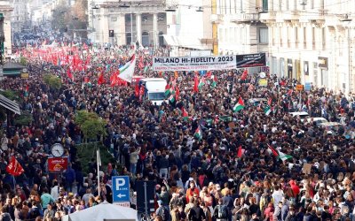 2 Juta Warga Italia Gelar Aksi Mogok Nasional Solidaritas Palestina