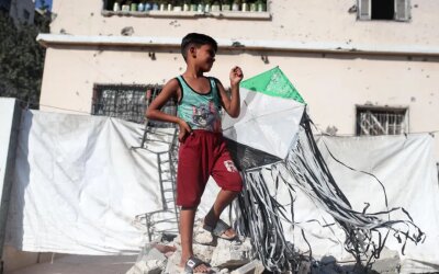 'Israel' Ancam Hamas Gara-gara Layang-layang Bocah Gaza