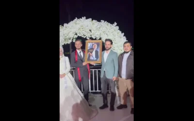 Viral! Pengantin Turki Dapat Hadiah Potret Yahya Sinwar