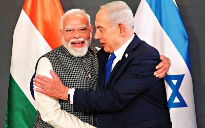 Modi Sebut India “Motherland” dan 'Israel' “Fatherland” Saat Lawatan ke Tel Aviv