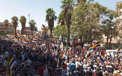 Warga Druze Gelar Demo Raksasa Tolak Pemerintahan Suriah di Suwayda