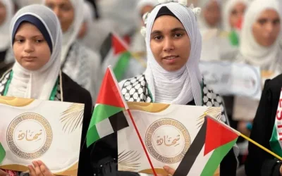 Di Tengah Tenda Pengungsian, Anak-anak Gaza Rayakan Hafalan Al-Qur'an