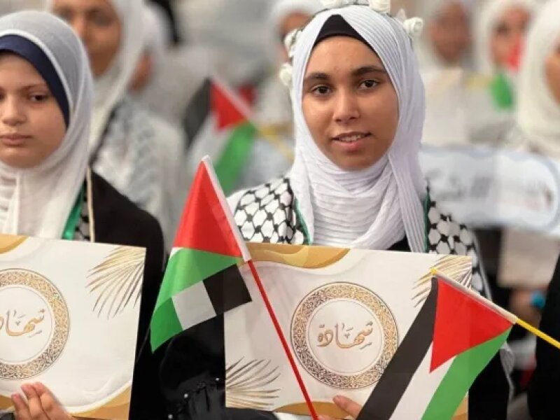 Di Tengah Tenda Pengungsian, Anak-anak Gaza Rayakan Hafalan Al-Qur'an