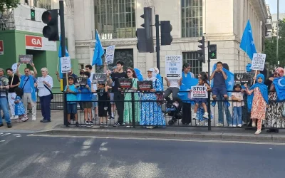 Massa Uighur Gelar Aksi di Kedutaan Cina, Tuntut Penutupan Kamp Xinjiang