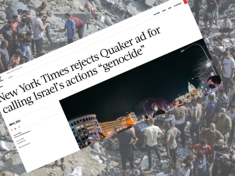 Sebut ‘Israel’ Lakukan Genosida, New York Times Tolak Iklan dari Organisasi Quaker