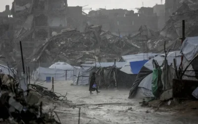 Musim Dingin Kembali Mengancam Gaza, Tenda Pengungsi Tak Layak Huni