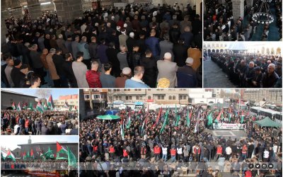 Warga Palestina & Turki Gelar Shalat Gaib Usai Berita Wafatnya Mohammad Deif Tersiar