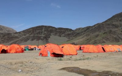 Layanan Telekomunikasi Disediakan untuk Pengungsi yang Kembali di Kamp Omari, Torkham