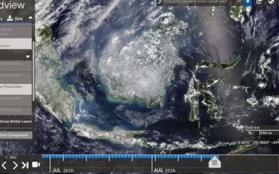 Citra Satelit NOAA-20 Ungkap Kondisi Kalimantan di Tengah Ancaman Karhutla