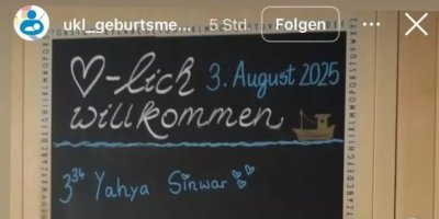 Nama Bayi Yahya Sinwar Picu Keributan di Bangsal Bersalin Jerman