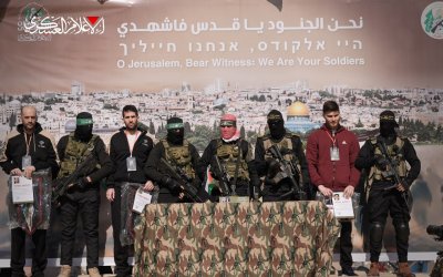 Foto: Hamas Serahkan Gelombang Keenam Tawanan Zionis dalam Kesepakatan Thufan Al-Aqsa