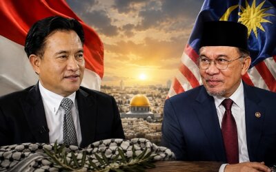 Dukungan Perjuangan Palestina: Antara Yusril Ihza Mahendra dan Anwar Ibrahim