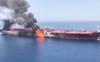 Satu Kapal Alami Kecelakaan di Selat Hormuz, Teheran Tangguhkan MoU dengan AS