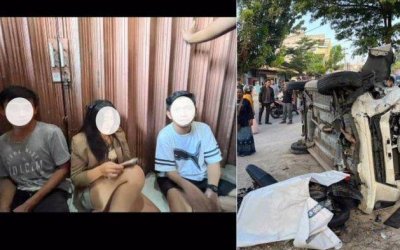 Pulang Dugem, Pengemudi Mobil Ini Tabrak 1 Keluarga hingga Tewas