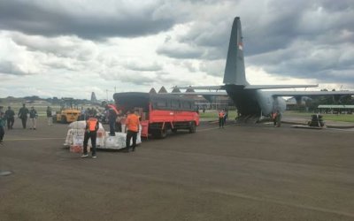 Kemenhan Kirim 12 Ton Bantuan Logistik untuk Korban Gempa Myanmar