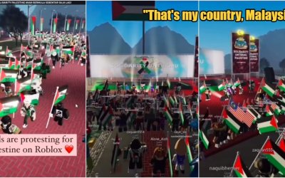 Protes pro-Palestina di dalam game Roblox Malaysia menjadi viral