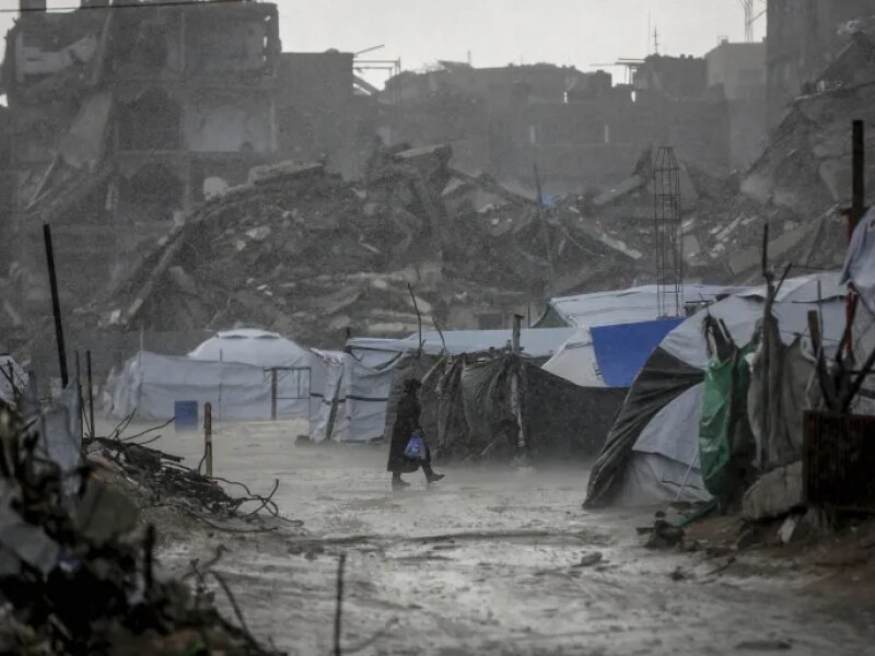 Musim Dingin Kembali Mengancam Gaza, Tenda Pengungsi Tak Layak Huni