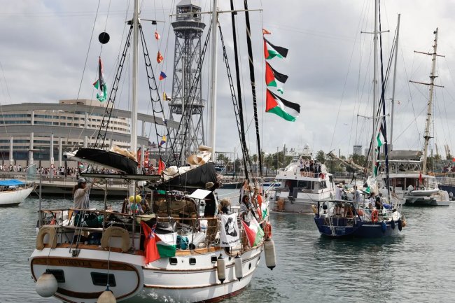 Perjalanan ke Gaza Tertunda, Badai Besar Paksa Global Flotilla Balik ke Barcelona