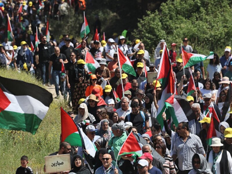 Rakyat Palestina Gelar Aksi ke Desa yang Dihancurkan Oleh “Israel” pada Nakba 1948