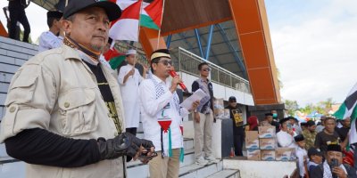 UBN Serukan Boikot “Israel” di Indonesia Peace Convoy Sinjai–Bulukumba