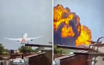 “Semua Penumpang Tewas”: Pesawat Air India Jatuh Setelah Lepas Landas dari Ahmedabad Menuju London