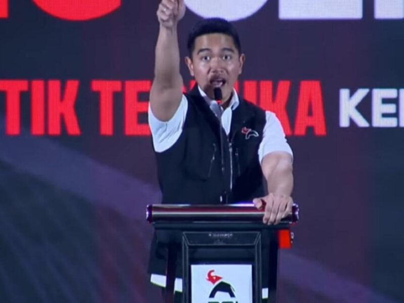 Kaesang Menangis di Rakernas: Saya Akan Peras Semua Darah untuk Menang di Pemilu 2029