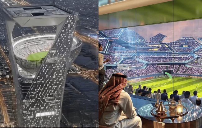 Sambut Piala Dunia 2034, Saudi Bangun Stadion Langit