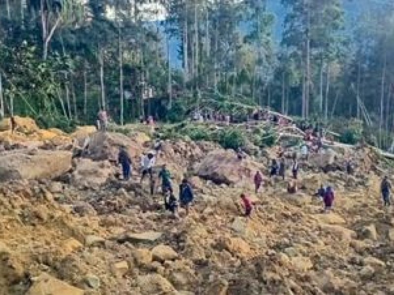 Papua Nugini Melaporkan Lebih dari 2.000 Orang Tertimbun Tanah Longsor