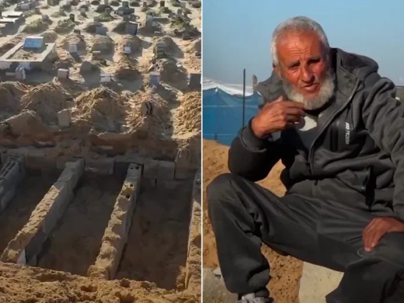 Ketika Batu Nisan Tak Cukup, Kisah Pria yang Menguburkan 18 Ribu Korban Gaza