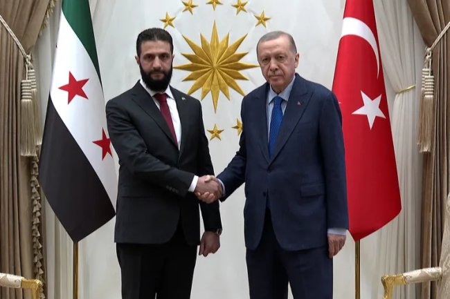 Pertemuan Tertutup Dimulai antara Presiden Erdoğan dan Ahmad Asy-Syaraa di Ankara