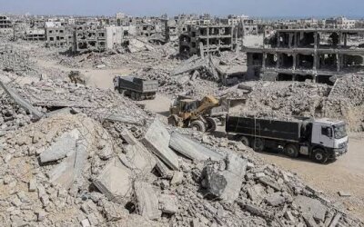 Hamas Tuduh Puing Gaza Dihancurkan untuk Hilangkan Bukti