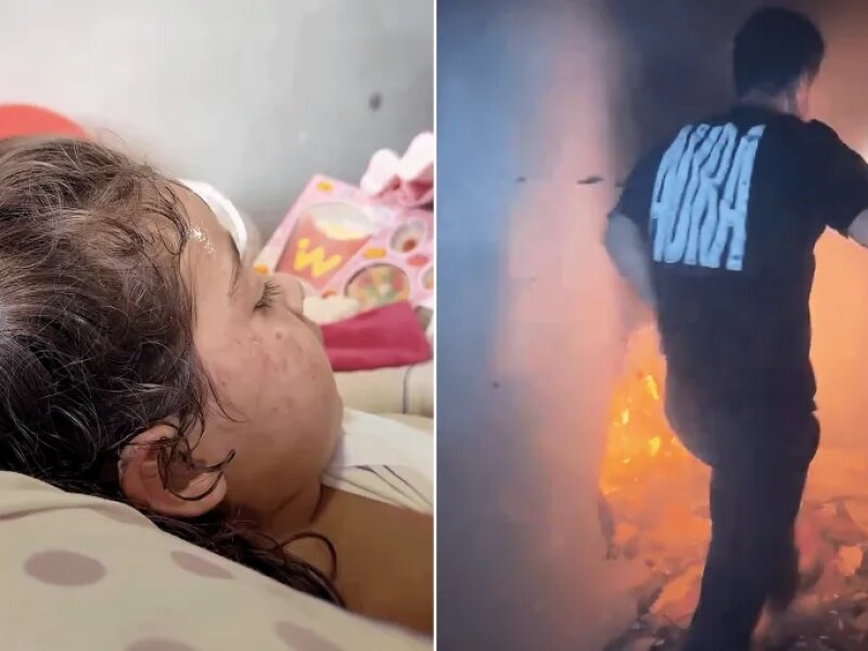 Tinggalkan Kamera, Jurnalis Gaza Selamatkan Balita dari Kobaran Api Serangan 'Israel'