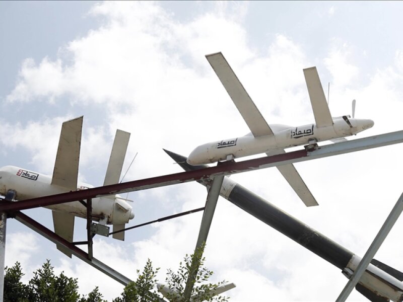 Italia tembak jatuh drone Houtsi