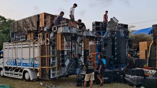 Langgar Aturan, Polres Tulungagung Bongkar Sound Horeg di Karnaval Tulungagung