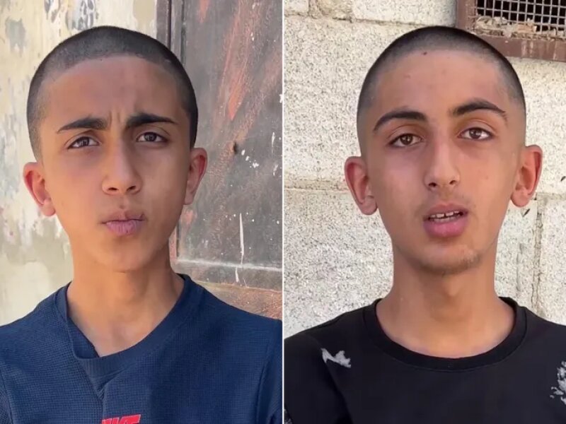 Bebas Setelah Sepekan Ditahan, Dua Bocah Palestina Kisahkan Brutalnya Penyiksaan di Penjara 'Israel'