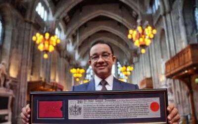 Sejajar dengan Tokoh Dunia, Anies Baswedan Terima Penghargaan Bersejarah Freedom of the City of London