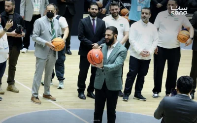 Asy Syaraa Ramaikan Laga Basket Suriah-Lebanon, Resmikan Arena Standar Internasional