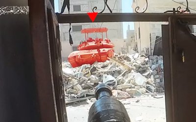Tank Merkava ‘Israel’ Luluh Lantak Digempur Al Qassam di Gaza